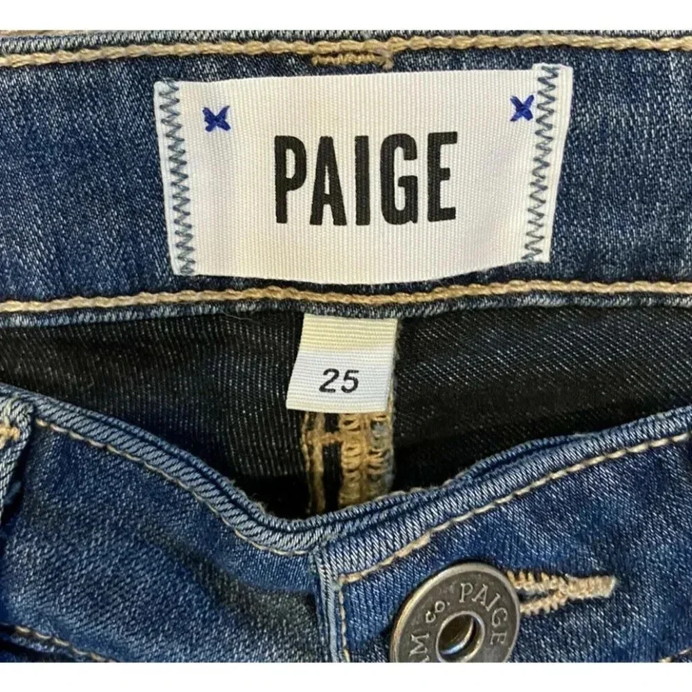 Paige Jeans Verdugo Crop Medium Wash Size 25